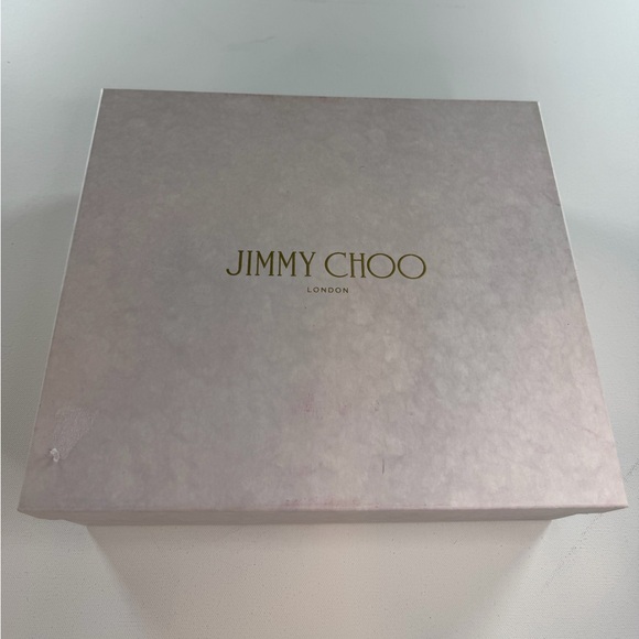 JIMMY CHOO Heloise Glitter Knot Platform Sandals 120mm Size 10US - Picture 7 of 13